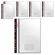 DaTaBanK 三田文具 11孔輕便軟質資料簿 附名片袋 31*24cm, 10頁, 6本