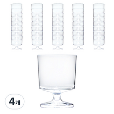 모던 플라스틱 소주잔 60ml, 80개입, 4개