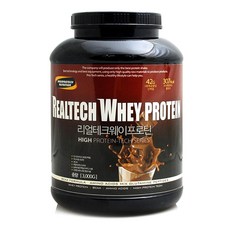 Realtech乳清蛋白粉 巧克力口味, 3kg, 1罐