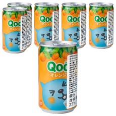 Qoo 橘子風味飲料, 160ml, 6罐