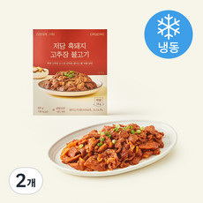 그리팅 저당 흑돼지 고추장 불고기 (냉동), 400g, 2개