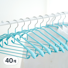 JMIL 簡約防滑西裝衣架, 霧霾藍, 40個