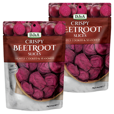 DJ&A 酥脆甜菜根片, 70g, 2包