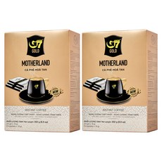 G7 Gold Motherland即溶咖啡粉, 14條, 2盒, 18g