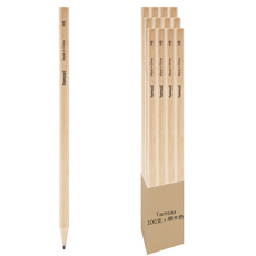 Tamsaa 簡約原木鉛筆, 原木色, 100支