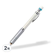 제브라 델가드LX 샤프 MA86 화이트, 0.5mm, 2개