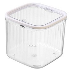 Hanbomnuri 洗衣膠囊盒 咖啡膠囊盒 一鍵式收納盒 大型, 1個, 透明