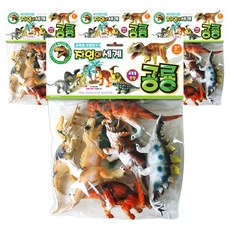 世界流通 自然世界 恐龍A 隨機出貨 公仔 7入, 4套