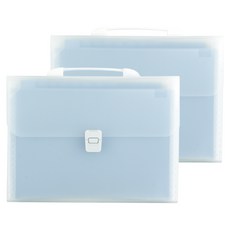 PINKFOOT 8000 半透明文件夾 13格, 2個, 藍色