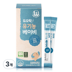 듀오락 유기농 베이비 프로바이오틱스 유산균, 3개, 30g
