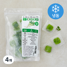 이지큐브 다진대파 (냉동), 4개, 200g