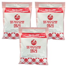 Seoul Milk 首爾牛奶 草莓牛奶風味軟糖 45g, 3包