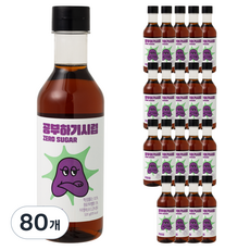 큐원 트루스위트 카페시럽 공부하기시럽 카라멜, 520g, 80개