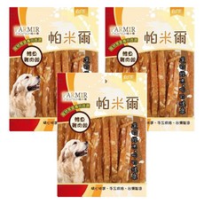 PARMIR 帕米爾 狗零食 鱈魚雞肉絲, 低脂低鹽、Oligo寡糖, 120g, 3包