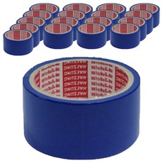 혜성테이프 칼라 마스킹테이프 종이테이프 파랑 48mm x 15m, 18개