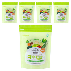 큐브데이 채수데이 채수팩 대용량 야채육수 4p, 5개, 80g