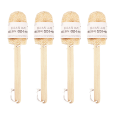 애드퓨어 솔 수세미, 혼합색상, 4개