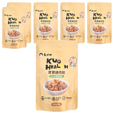 郭老師 寶寶雞肉鬆，土雞肉，純肉鬆，不加豆粉，低鈉，無防腐劑, 120g, 6袋