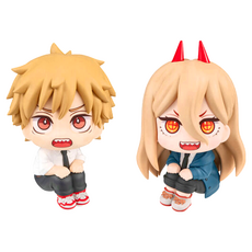 MegaHouse 百萬屋 LOOK UP 鏈鋸人 豪華套組 淀治&帕瓦, 1組