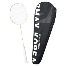 SMEX KOREA 全碳纖維超輕量羽球拍 78g, 宙斯白, 1個