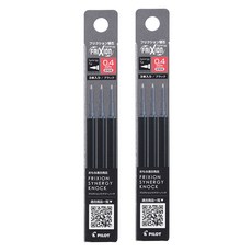 新極灰摩擦筆替芯 0.4mm LFRF-143-B 3支, 黑色, 2盒