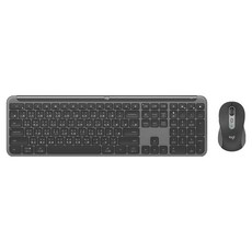 logitech 羅技 無線鍵盤滑鼠組 原廠保固, 一般型, 石墨黑, MK950