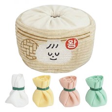 dingdog 國王餃子嗅聞玩具, 小饅頭, 1個