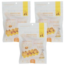 PETCOOK 派庫廚房 酥卵地瓜球凍乾, 貓狗零食, 地瓜, 100g, 3包