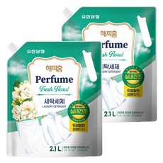 HAPPYHOME 室內晾曬去味洗衣精補充包 一般滾筒洗衣機通用 Fresh Floral款, 2包, 2.1L