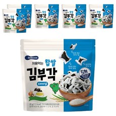 처음먹는 찹쌀 김부각 과자, 오리지널, 20g, 6개