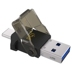 pqi 勁永 Connect 312 Type-C OTG 迷你讀卡機 USB 3.1 Type-C Type-A, 單一商品, 黑色, 1個