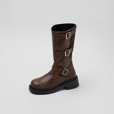 CHAAKAN SHOES Camille 扣環騎士長靴 BLLTR4h8124