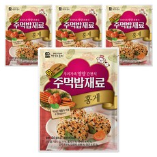 맛있는풍경 주먹밥재료 홍게 3p, 4개, 24g