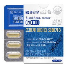 Chong Kun Dang 鍾根堂 Pharm 超臨界rTG Omega-3魚油軟膠囊, 30顆, 1盒