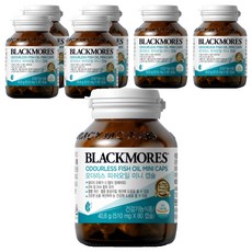 BLACKMORES 澳佳寶 無腥味濃縮魚油迷你膠囊, 80顆, 7罐