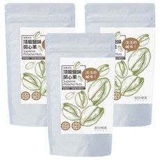 好日好食 好果系列 頂級鹽味開心果, 顆顆飽滿 粒粒自然風味 無漂白劑 鋁箔防潮雙重保護, 100g, 3包