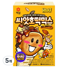 백설 HBAF 씨앗호떡믹스 허니버터맛, 5개, 310g