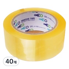 우림 OPP 박스 테이프 투명 48mm x 80m, 40개