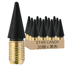 永恆鉛筆替換頭 0.5mm筆畫粗度 1.5cm尺寸, 黑色, 20個