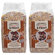 MEGA HARVEST 德國什錦水果榛果穀片, 1kg, 2包