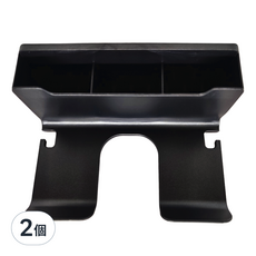 簡約風免釘吹風機架, 植灰, 槍灰色, 2個