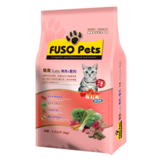 福壽實業 FUSO Pets 貓食, 鮪魚 + 螃蟹, 1.5kg, 1袋
