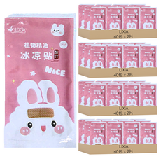 STAR CANDY 植物精油冰涼貼 12*5.4cm, 2片, 160包