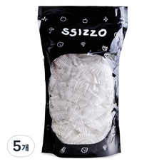 SSIZZO Clear Shield 拋棄式浴帽 100入, 5個, 透明