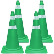 동광세이프 칼라콘, 4개, 녹색