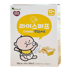 DDODDOmam 聰明媽媽 米圈圈米球餅 1歲以上, 起司口味, 20g, 1盒