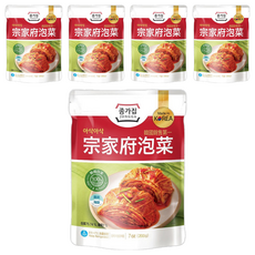 JONGGA 宗家府 泡菜 經典原味 甜酸辣平衡, 200g, 5包