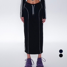 NEDRY 女款彩色拼接運動裙