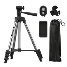 BANADA 手機直播自拍腳架5件組, BND-B2TP4001, 銀色, 1組