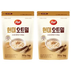 Post 糙米燕麥片, 300g, 2包